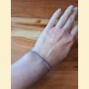 Bracelet "minéral étincelant" améthyste