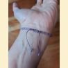 Bracelet "minéral étincelant" améthyste