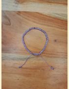 Bracelet "minéral étincelant" améthyste