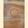 Bracelet "minéral étincelant" améthyste