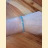 Bracelet "minéral étincelant" aigue marine