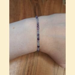 Bracelet "minéral étincelant" fluorite