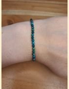 Bracelet "minéral étincelant" chrysocolle