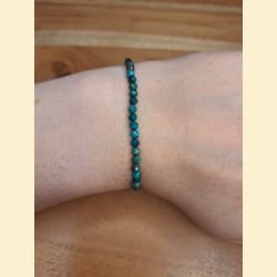 Bracelet "minéral étincelant" chrysocolle