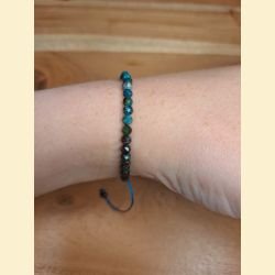 Bracelet "minéral étincelant" chrysocolle