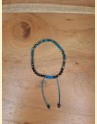 Bracelet "minéral étincelant" chrysocolle