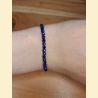 Bracelet "minéral étincelant" Lapis-lazuli