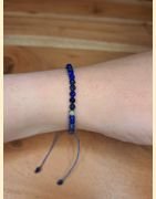 Bracelet "minéral étincelant" Lapis-lazuli