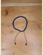 Bracelet "minéral étincelant" Lapis-lazuli