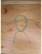 Bracelet "minéral étincelant" aventurine verte