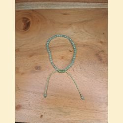 Bracelet "minéral étincelant" aventurine verte