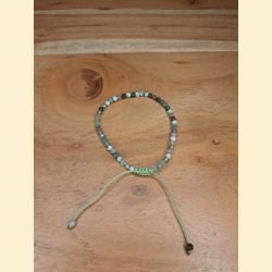 Bracelet "minéral étincelant" agate indienne