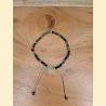 Bracelet "minéral étincelant" en rubis zoiste