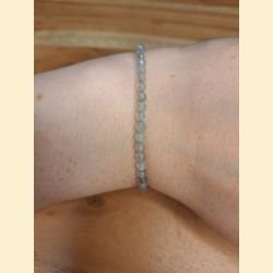 Bracelet "minéral étincelant" labradorite