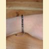 Bracelet "minéral étincelant" cordiérite
