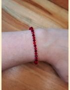 Bracelet cristal rouge