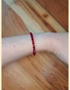 Bracelet cristal rouge