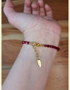 Bracelet cristal rouge