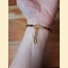 Bracelet cristal brun