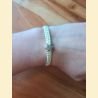 Bracelet macramé blanc