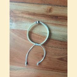 Bracelet macramé blanc