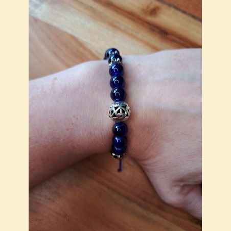Bracelet bleu foncé