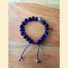 Bracelet bleu foncé