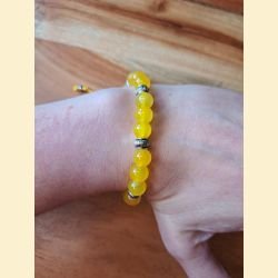 Bracelet jaune orangé