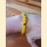 Bracelet jaune orangé