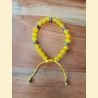 Bracelet jaune orangé