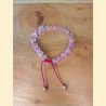 Bracelet mat rosé