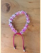 Bracelet mat rosé