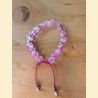 Bracelet mat rosé