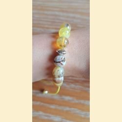 Bracelet en opale jaune