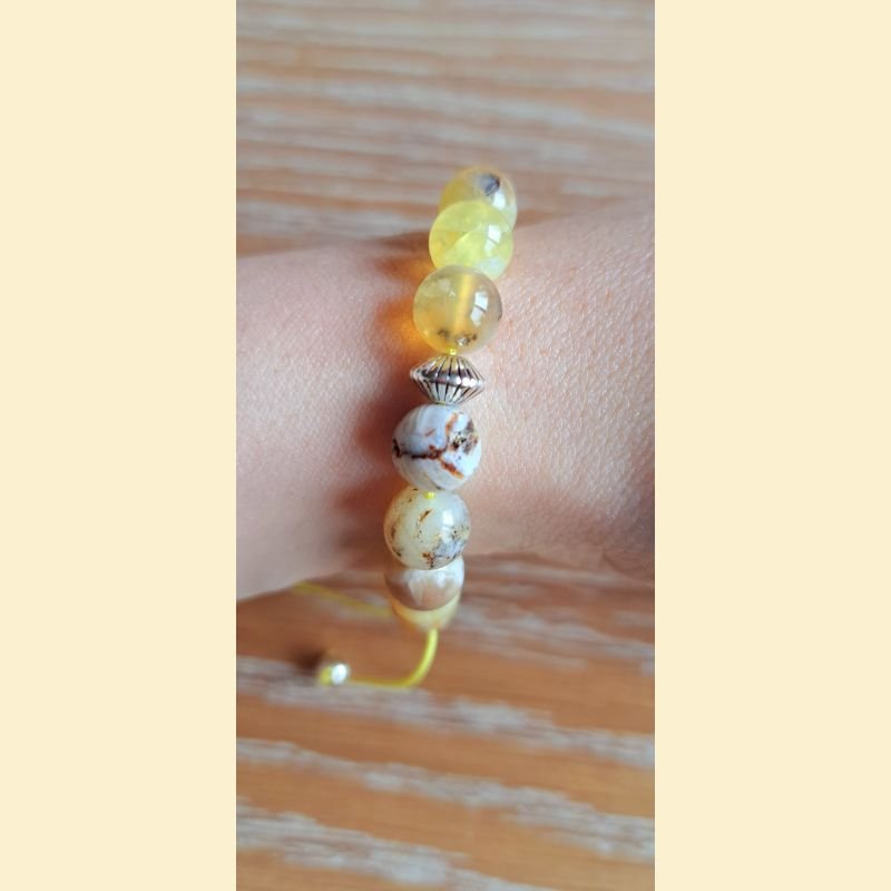 Bracelet en opale jaune Bracelet en opale jaune