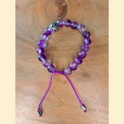 Bracelet mat fuchsia foncé
