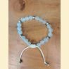 Bracelet beige et blanc