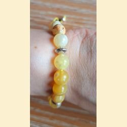 Bracelet en opale jaune