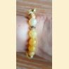 Bracelet en opale jaune