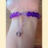 Bracelet mauve
