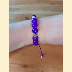 Bracelet mauve