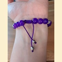 Bracelet mauve