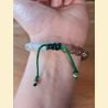 Bracelet mélange de vert