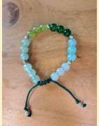 Bracelet mélange de vert