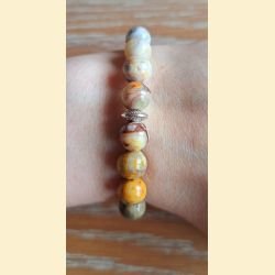Bracelet en agate crazy lace