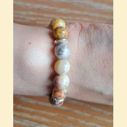 Bracelet en agate crazy lace