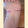 Bracelet perles d'Asie roses