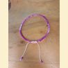 Bracelet perles d'Asie roses