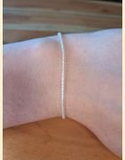 Bracelet perles d'Asie transparentes