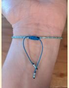 Bracelet perles d'Asie turquoise